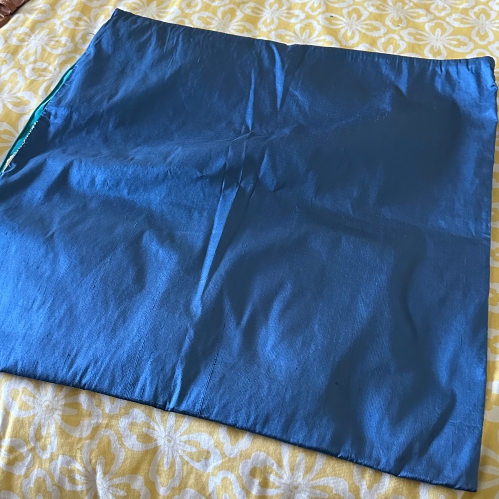 Set of Two Royal/Bright blue pillow covers